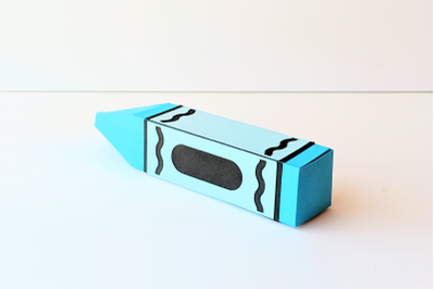 Crayon Gift Box | SVG | PNG | DXF | EPS