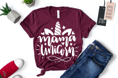 Mama Unicorn SVG