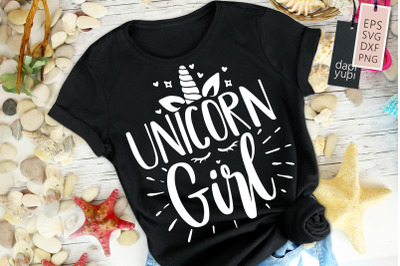 Unicorn Girl SVG