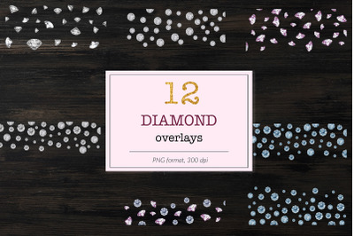 Diamond Photoshop Overlays