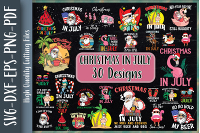 Christmas in July Bundle 30 Designs