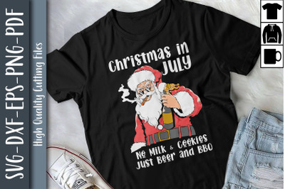 Xmas In July No Cookies Just Beer n BBQ