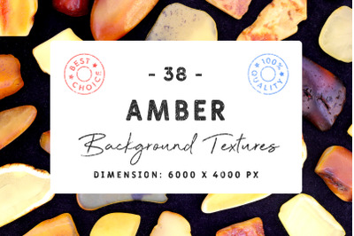 38 Amber Background Textures
