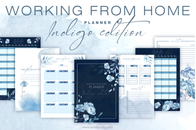 Working from home planner Indigo Edition