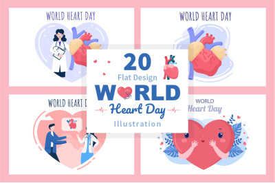 20 World Heart Day Illustration