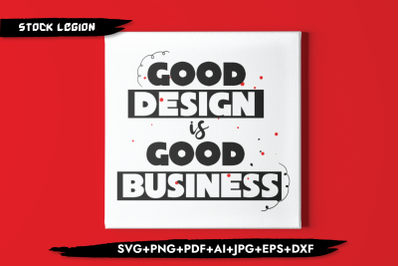 Good Design Is Good Business SVG