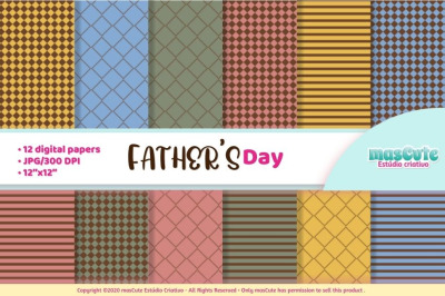 Fathers day digital paper, dad