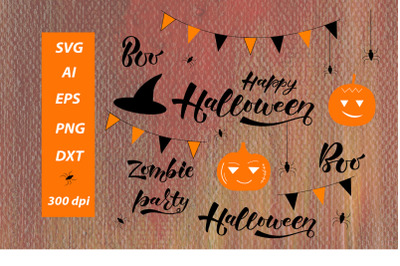 Halloween quotes SVG. Halloween party decor SVG