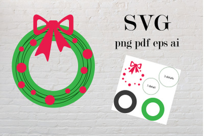 Christmas boll svg. Christmas ornament svg