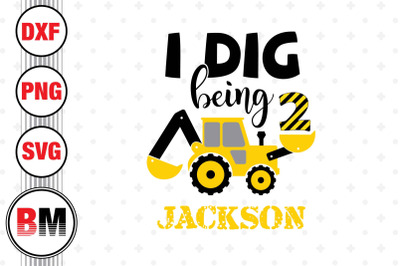 I Dig Being 2nd Birthday Construction SVG, PNG, DXF Files