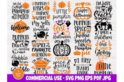 Halloween SVG Bundle, Thanksgiving Svg, Pumpkins