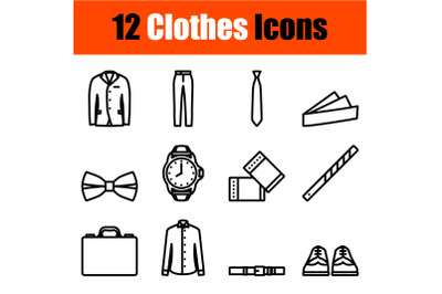 Clothes Icon Set