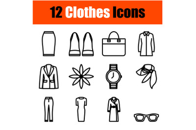 Clothes Icon Set