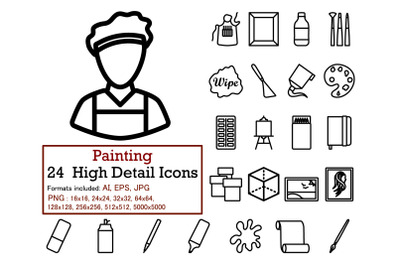 Painting Icon Set