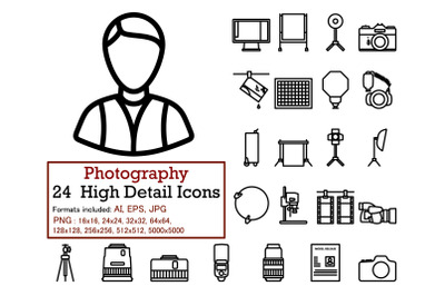 Photography Icon Set