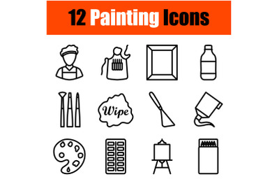 Painting Icon Set