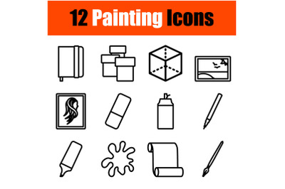 Painting Icon Set