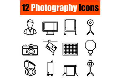 Photography Icon Set