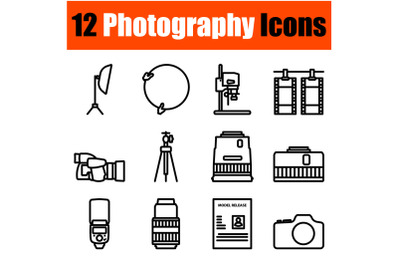 Photography Icon Set