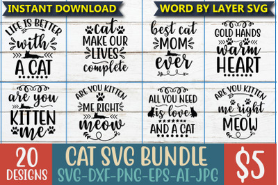 Cat SVG Bundle&2C; Cat Lover Bundle&2C; Cat saying SVG Bundle