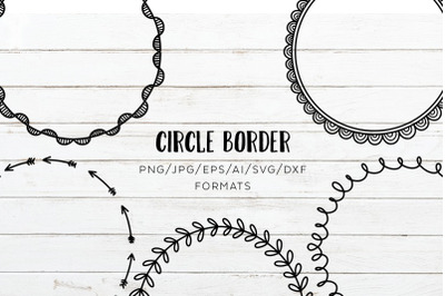 Circle Border Clipart SVG