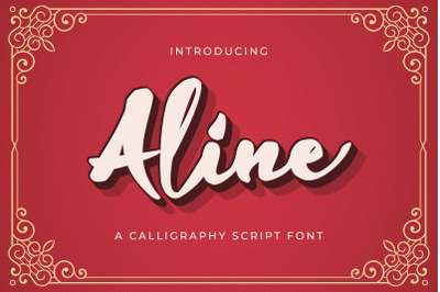 Aline - Handwritten Font