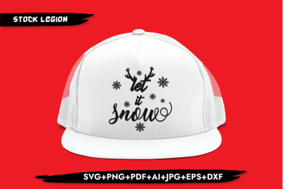 Let It Snow SVG