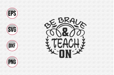 Be brave and teach on svg.