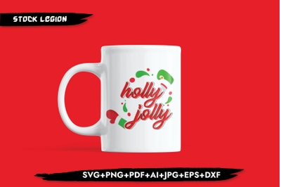 Holly Jolly SVG