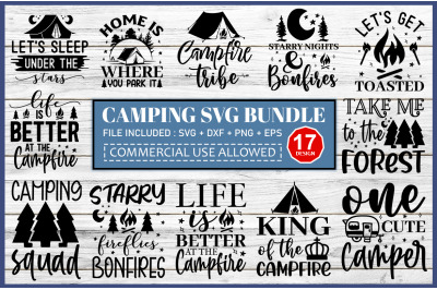 Camping SVG Bundle