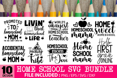 Homeschool SVG Bundle