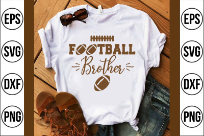 football brother svg cut file