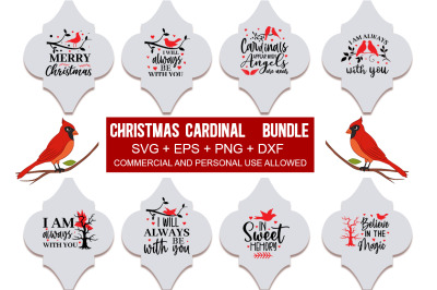 Christmas Cardinal SVG   Bundle