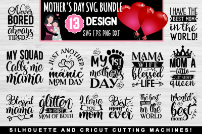 Mother&#039;s Day Svg Bundle