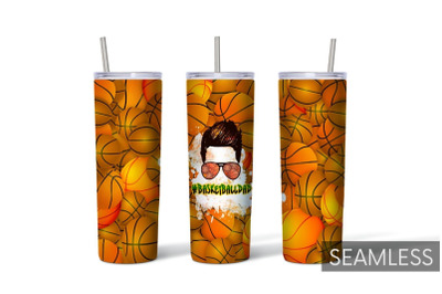 Basketball Dad Tumbler Sublimation