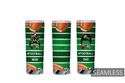 Football Tumbler Sublimation Bundle