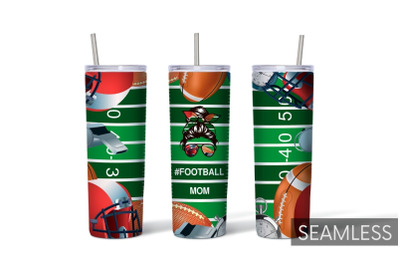 Football Mom Tumbler Sublimation