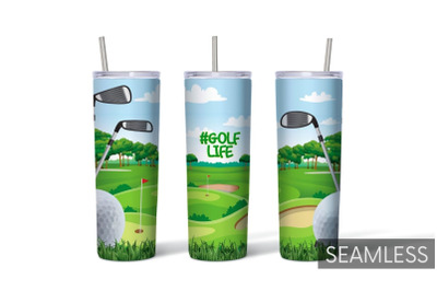 Golf Life Tumbler Sublimation