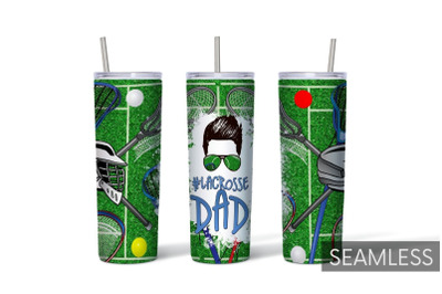 Lacrosse Dad Tumbler Sublimation