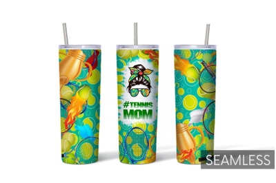 Tennis Mom Tumbler Sublimation