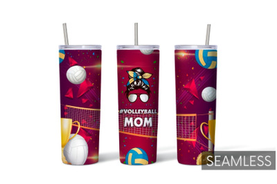 Volleyball Mom Tumbler Sublimation