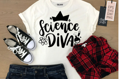 Science Diva SVG