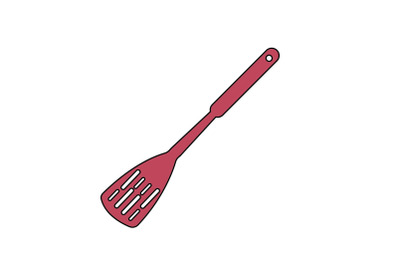 Kitchen Spatula Fill Line Icon