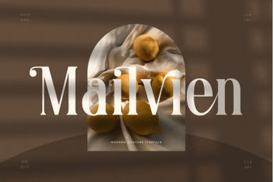 Mailvien - Modern Ligature Typeface