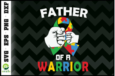 Father of the warrior Autism Ribbon