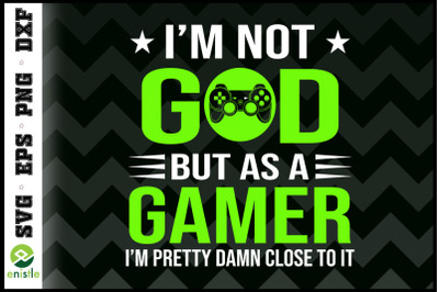 Gaming God Gamer Funny Game coltroller