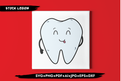 Naughty Tooth SVG