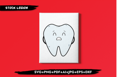 Shy Tooth SVG