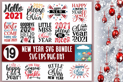 New Year Svg Bundle