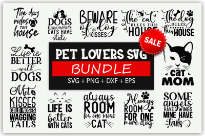 Pet Lovers  Svg Bundle